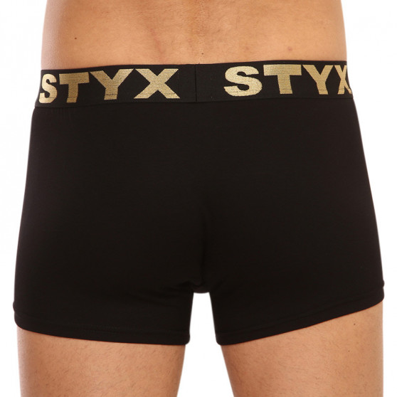 Boxershorts för herrar Styx / KTV sports gummi svart - svart gummi (GTCL960)