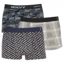 3PACK Boxershorts för herrar Molvy multicolour (MP-10272833-BEU)