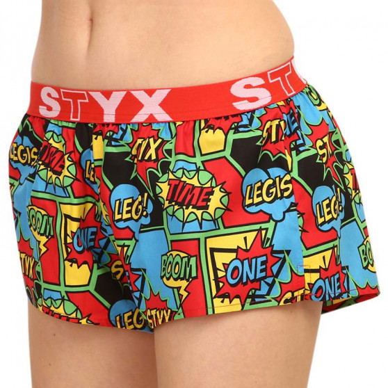 Damshorts Styx konst sport gummi boom (T955)