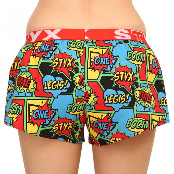 Damshorts Styx konst sport gummi boom (T955)