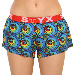 Damshorts Styx konst sport gummi ringar (T1151)