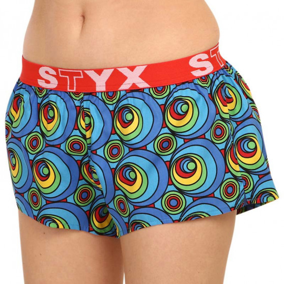 Damshorts Styx konst sport gummi ringar (T1151)