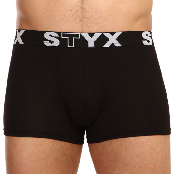 3PACK Boxershorts för herrar Styx sport elastisk svart (G9606060)