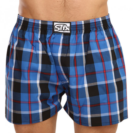 3PACK Boxershorts för herrar Styx klassisk elastisk flerfärgad (A9111620)