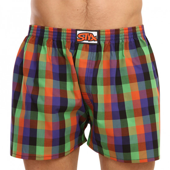 3PACK Boxershorts för herrar Styx klassisk elastisk flerfärgad (A9121517)