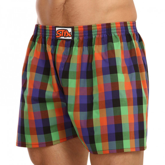 3PACK Boxershorts för herrar Styx klassisk elastisk flerfärgad (A9121517)