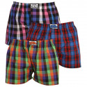 3PACK Boxershorts för herrar Styx klassisk elastisk flerfärgad (A9121517)