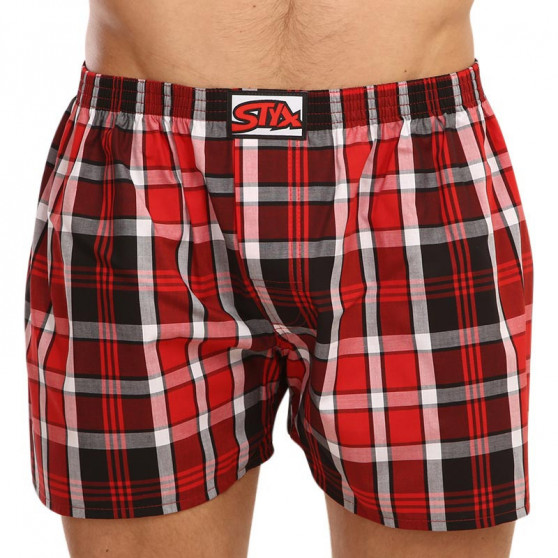 3PACK Boxershorts för herrar Styx klassisk elastisk flerfärgad (A9141819)