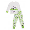 Glada barnpyjamasar Dedoles Panda och bambu (D-K-SW-KP-C-C-1443)