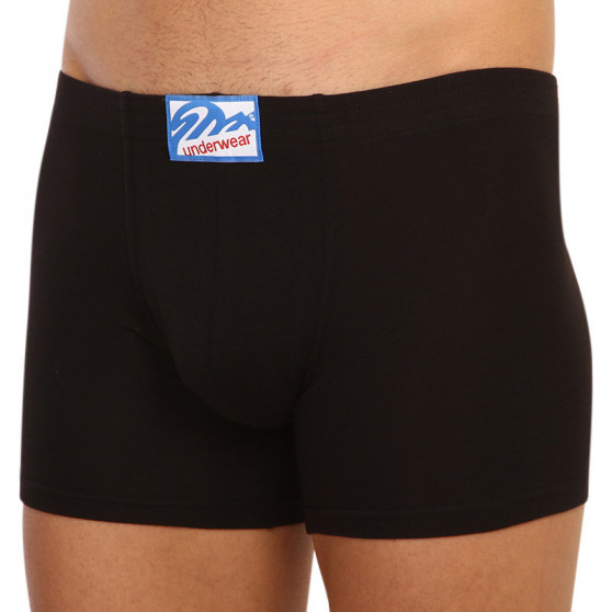 Boxershorts för herrar Styx lång klassisk elastisk svart (F961)