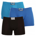 3PACK Boxershorts för herrar Styx lång klassisk elastisk flerfärgad (F9606769)