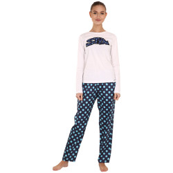 Pyjamas för damer Styx prickar (PDD1053)