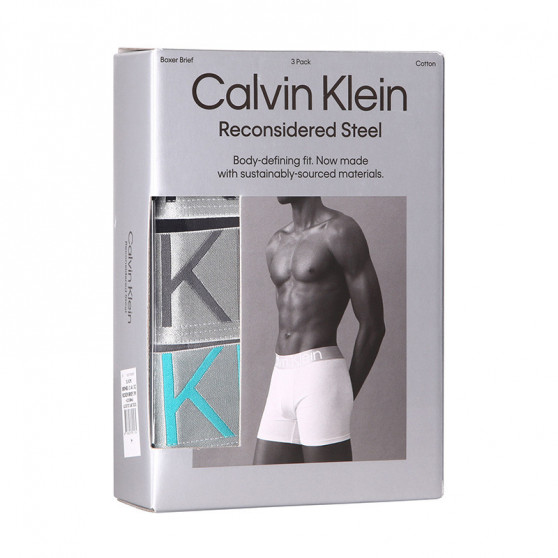 3PACK Boxershorts för herrar Calvin Klein multicolour (NB3131A-13C)