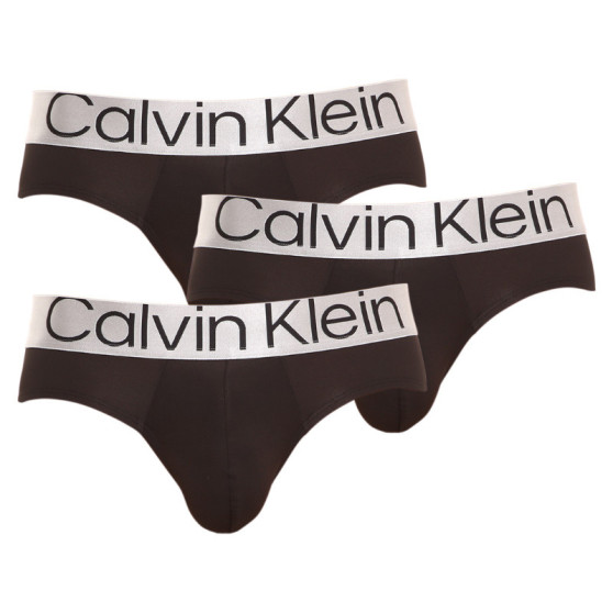 3PACK herrkalsonger Calvin Klein svart (NB3073A-7V1)