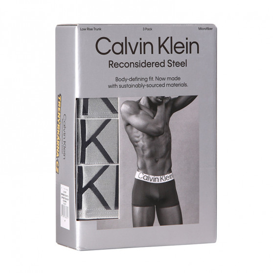 3PACK Boxershorts för herrar Calvin Klein svart (NB3074A-7V1)