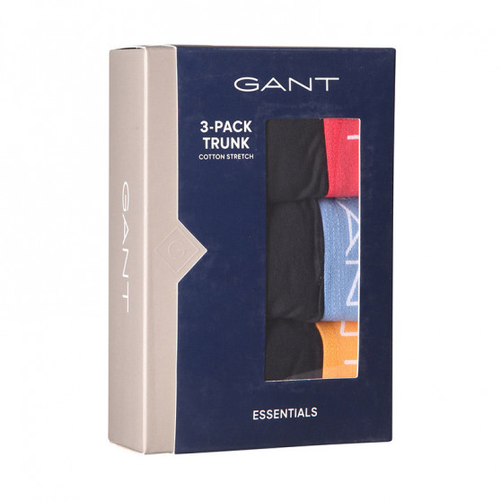 3PACK Boxershorts för herrar Gant svart (902213003-005)