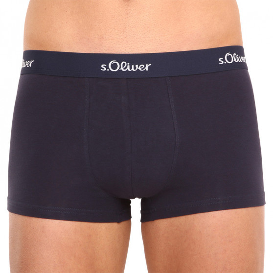 3PACK Boxershorts S.Oliver mörkblå för herrar (JH-34H-18617715)