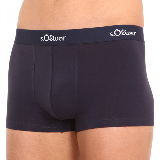 3PACK Boxershorts S.Oliver mörkblå för herrar (JH-34H-18617715)