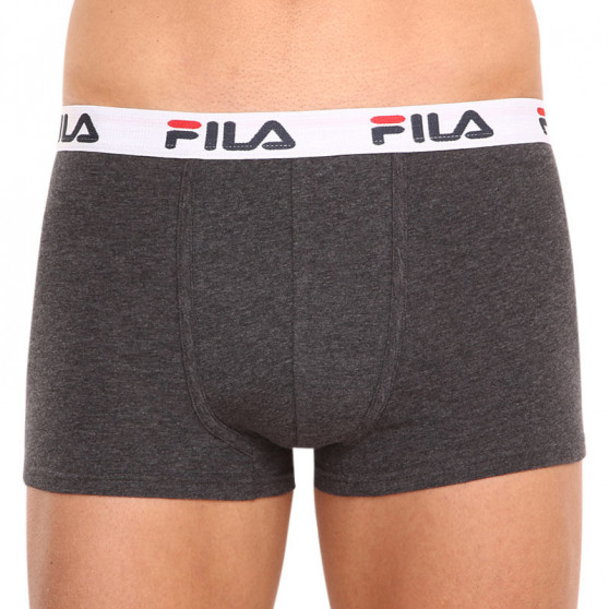 2PACK Boxershorts för herrar Fila grå (FU5016/2-248)