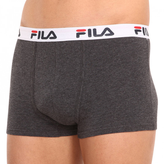 2PACK Boxershorts för herrar Fila grå (FU5016/2-248)