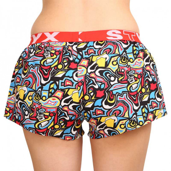 Damshorts Styx konst sport gummi skiss (T1254)