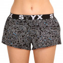 Damshorts Styx konst sport gummi doodle (T1256)