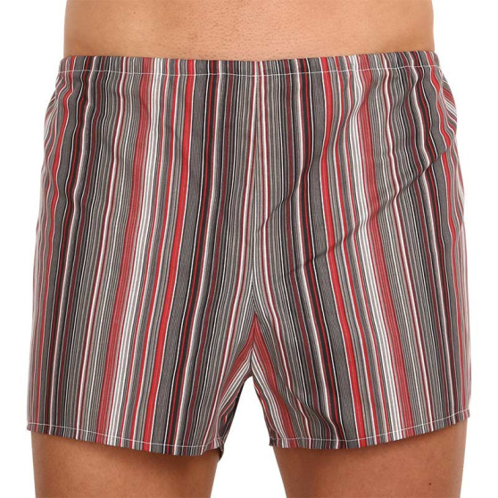 Boxershorts för herrar Foltýn röd med ränder extra oversized