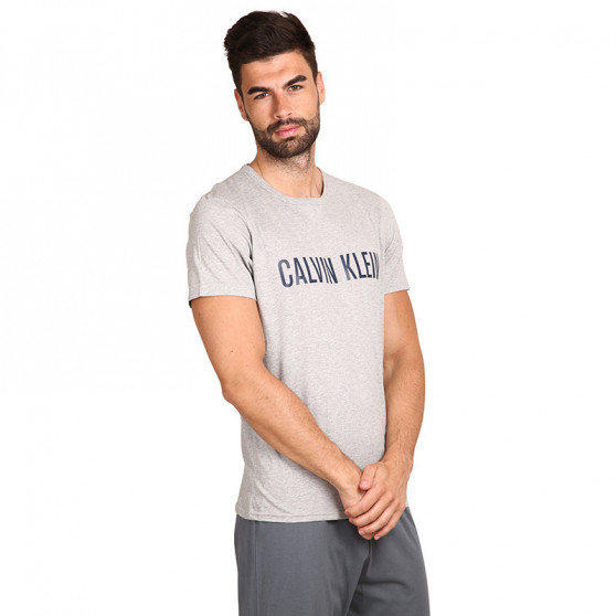 T-shirt för herrar Calvin Klein grå (NM1959E-1NN)