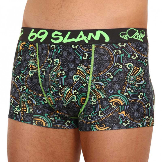 Boxershorts för män 69SLAM hip bambu mayan drake (MHBMDG-BB)