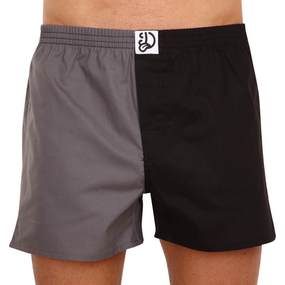 boxershorts för herrar Dedoles svart-grå (D-M-UN-LB-B-C-1577)