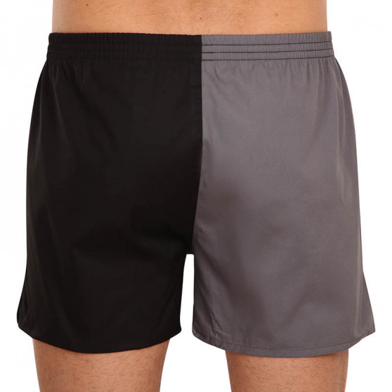 boxershorts för herrar Dedoles svart-grå (D-M-UN-LB-B-C-1577)