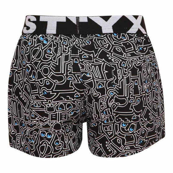 Barn shorts Styx konst sport gummi klotter (BJ1256)