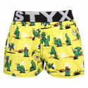 Barn shorts Styx konst sport gummi kaktus (BJ1351)