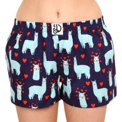 Glada damshorts Dedoles Llama och hjärtan (DWLB1318)