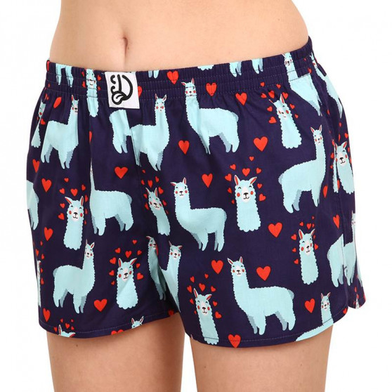 Glada damshorts Dedoles Llama och hjärtan (DWLB1318)