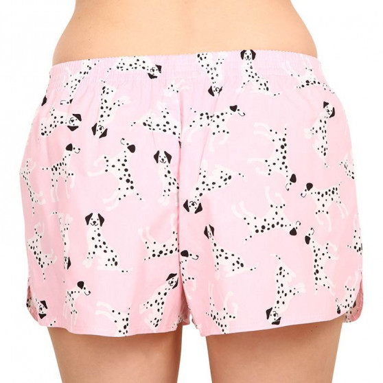 Glada damshorts Dedoles Rosa dalmatiner (DWLB146)