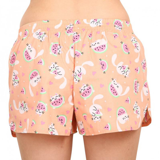 Glada damshorts Dedoles Katt med vattenmelon (DWLB183)