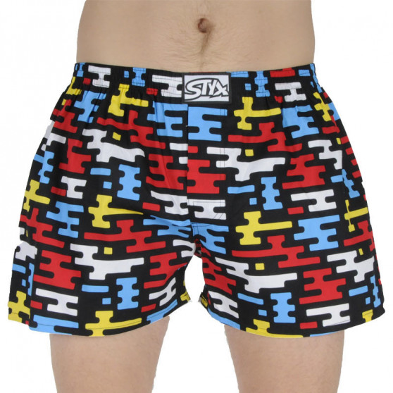 3PACK Boxershorts för herrar Styx art klassiskt gummi överdimensionerat (E11545657)