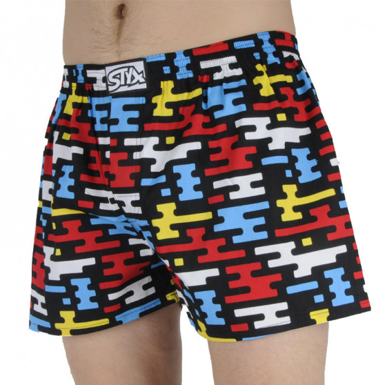 3PACK Boxershorts för herrar Styx art klassiskt gummi överdimensionerat (E11545657)