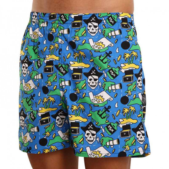 Hemma boxershorts för herrar med fickor Styx pirate (D1250)