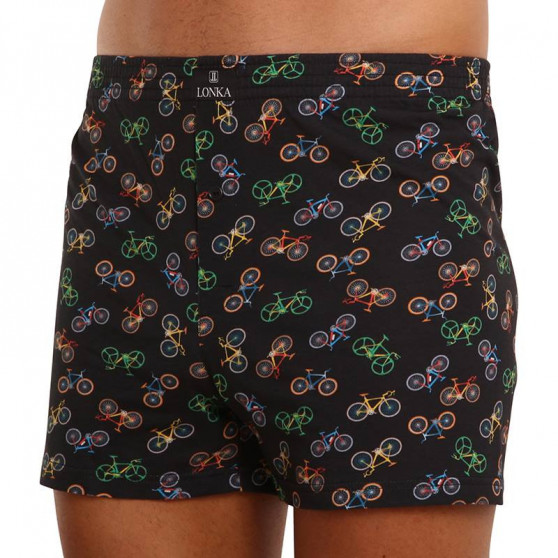 Shorts för män Lonka flerfärgad (Karlos - bike/black)