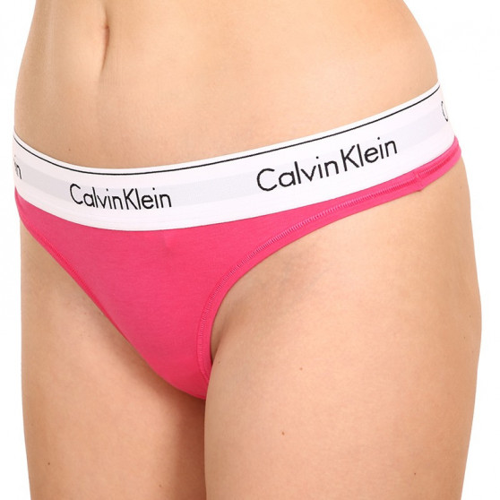 Stringtrosor för kvinnor Calvin Klein rosa (F3786E-VGY)