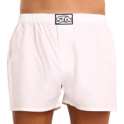 Boxershorts för herrar Styx klassisk elastisk vit (A1061)