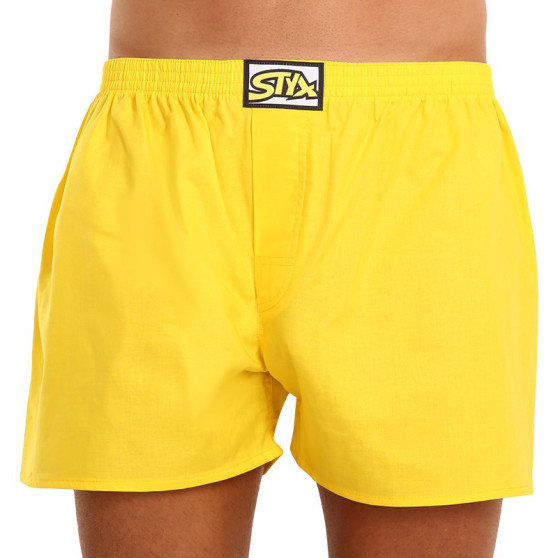 Boxershorts för herrar Styx classic rubber yellow (A1068)