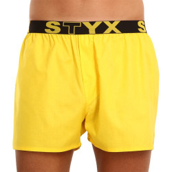 Boxershorts för herrar Styx sport elastisk gul (B1068)