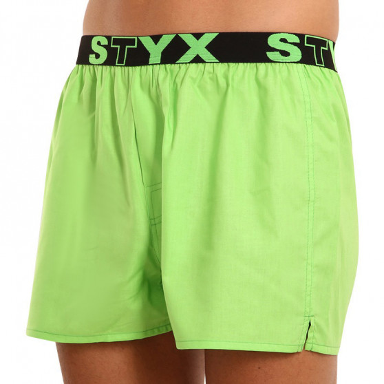 Boxershorts för herrar Styx sport elastisk grön (B1069)