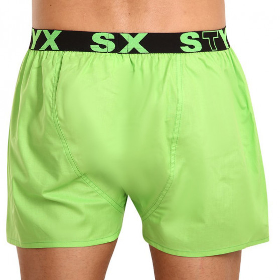 Boxershorts för herrar Styx sport elastisk grön (B1069)