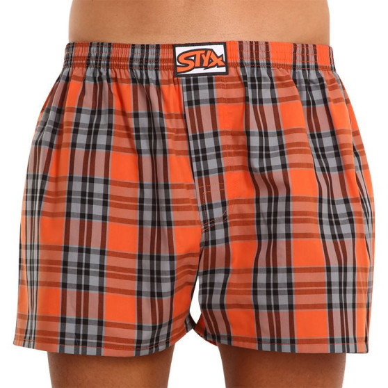 Boxershorts för herrar Styx klassisk elastisk flerfärgad (A926)