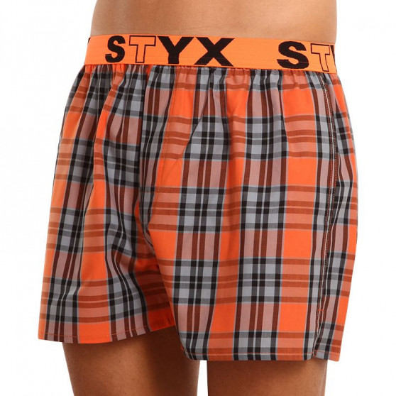 Boxershorts för herrar Styx sport elastisk flerfärgad (B926)