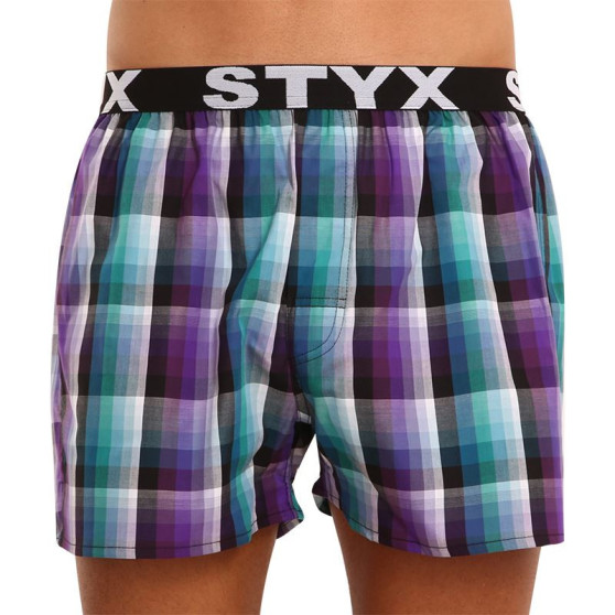 Boxershorts för herrar Styx sport elastisk flerfärgad (B928)